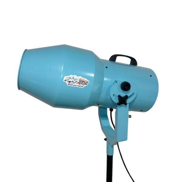 Foam N’ Glow ProJet Foam Cannon 1800W $849.99 Voltage: 110V Power: 1800W Control method: Manual operator Foam output: 35L/min Foam N’ Glow Projet Foam Cannon output 30ft Weight: 55lbs